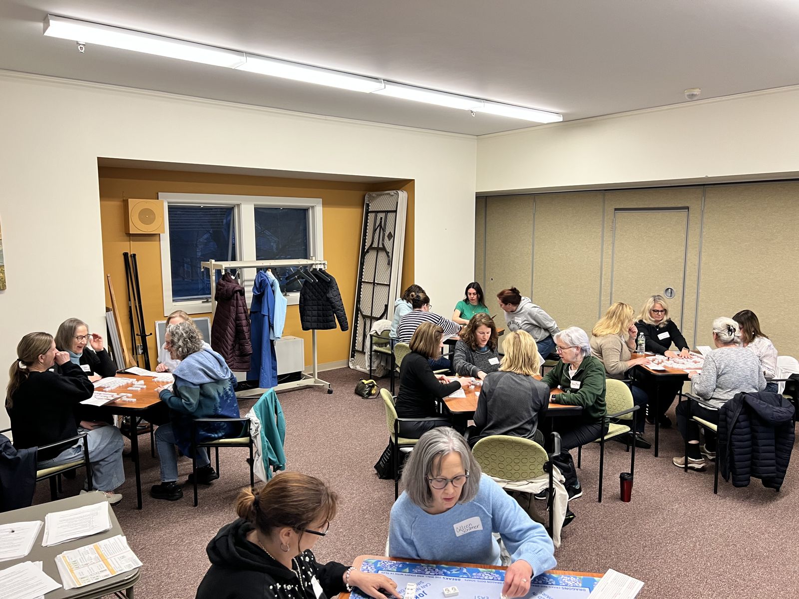 A social league night with a full room of players